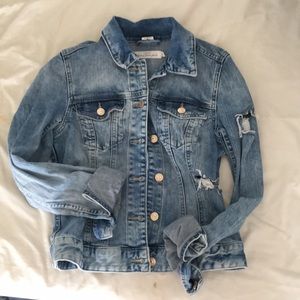Slim fit jean jacket